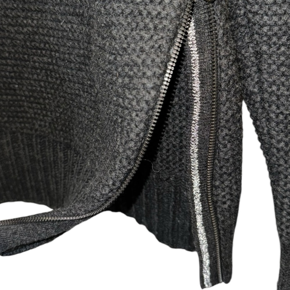 LULULEMON Karma Kurmasana Merino Wool Heather Black Sweater Size 4 - Picture 8 of 16